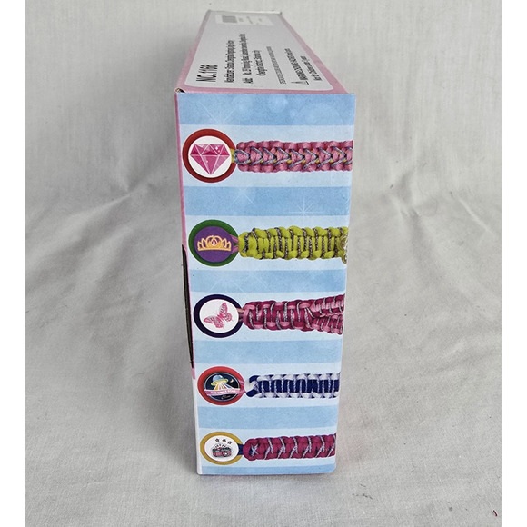 Onwoli Braiding Friendship Bracelet Making Kit Pink Colorful 189 Pieces NIB - Picture 3 of 10